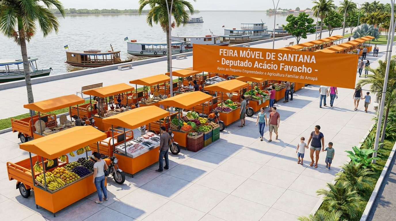 Vista beira-rio